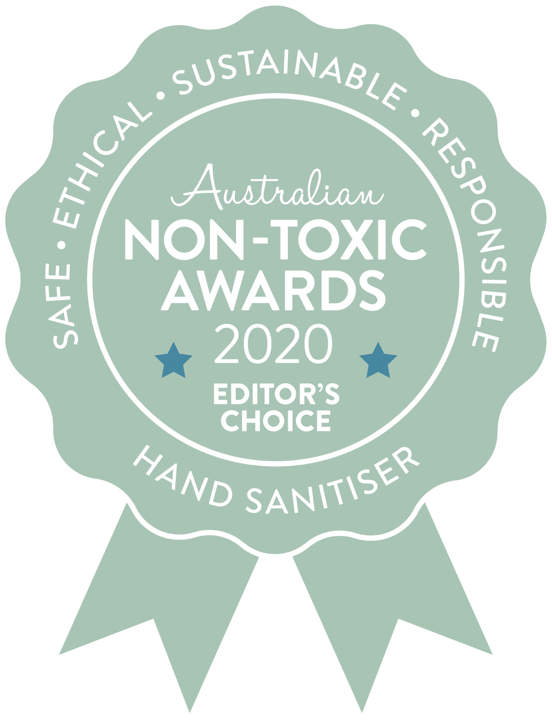 Australian Non-toxic Awards 2020 Editor's choise Hand Sanitiser