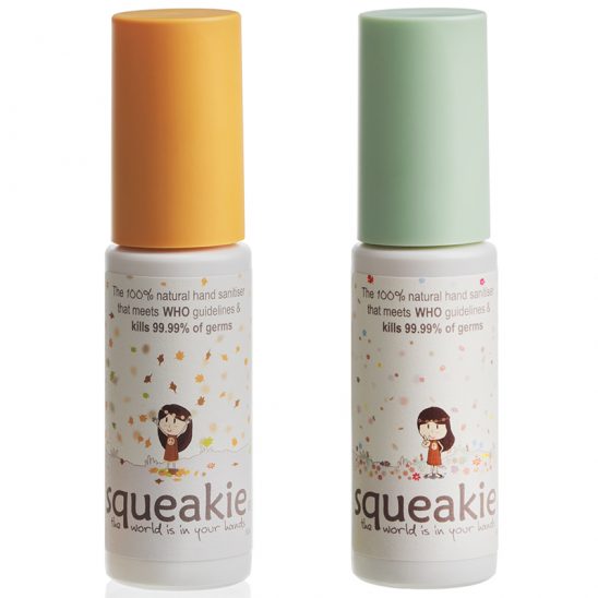 Squeakie, the 100% natural hand sanitiser